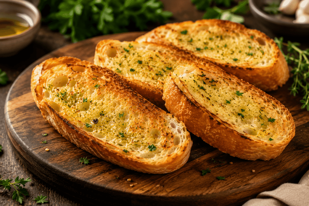 Toasted baguette